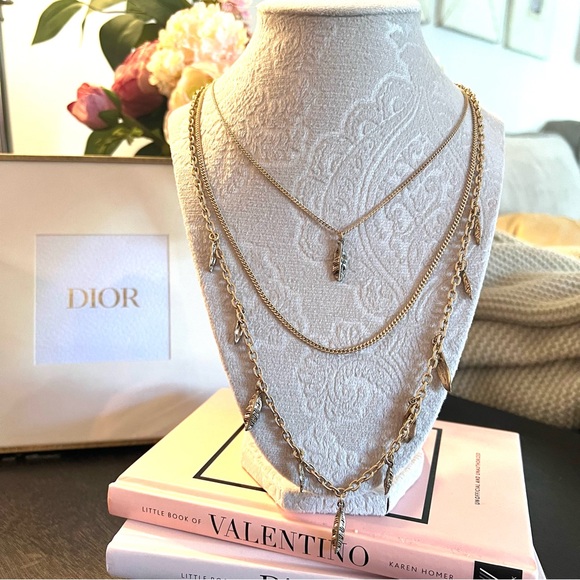 NWT Free People x Robert Lee Morris SoHo Fringe Feather Layered Necklace - Picture 11 of 13